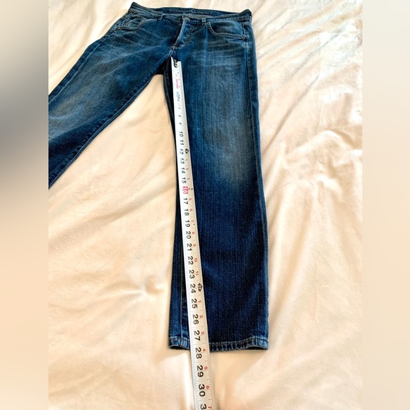 Citizens Of Humanity-COH Women's Sz 26 Dylan Relaxed Boy Jean Blue Cotton Blend - Picture 11 of 12